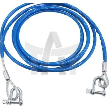 Tažné lano Lano tažné 3T ocelové 4m CARMOTIO C58134