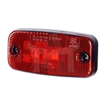 Přídavný světlomet Lampa obrysová LED s odrazkou červená 12/30V HORPOL LD273