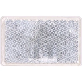 Příslušenství osvětlení automobilu Obdélníková odrazka bílá 90x57 UP40T/B