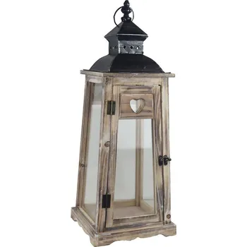 Svícen Dřevěná lucerna D7217/B