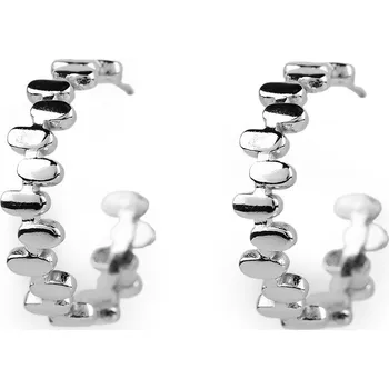 Náušnice Náušnice z nerezové oceli kruhy, barva 1 stříbrná