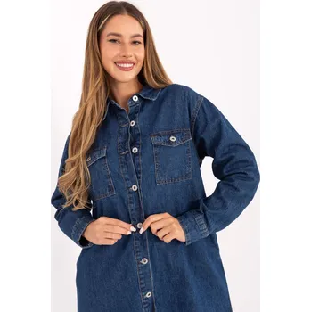 Dámské šaty Tmavě modré dámské šaty, S i523_4063813921203