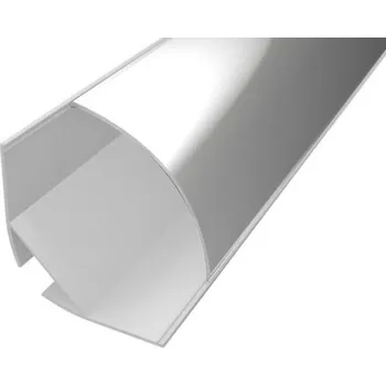 LED páska Ledshopik LED profil rohový ALPI CORNER-BIG bílý - LED profil CORNER-BIG bílý - 1m