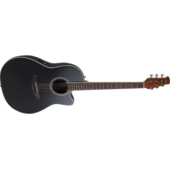 Akustická kytara Applause AB28 Super Shallow Bowl Cutaway Black Satin + prodloužená záruka 3 roky