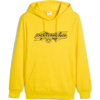 Pánské oblečení Borussia Dortmund pánská mikina s kapucí FtblCulture yellow - L Puma 65704 - doprava zdarma