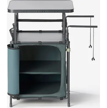 Koupelnový nábytek QUECHUA Kempinková skládací skříňka a kuchyňka S MODRÁ