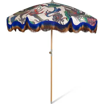 Stínicí technika Barevný slunečník s třásněmi Traditional Blend - Ø 200*230 cm