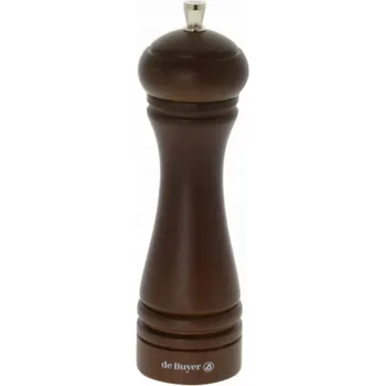 Mlýnek na koření De Buyer Mlýnek na sůl JAVA 18 cm tmavě hnědý