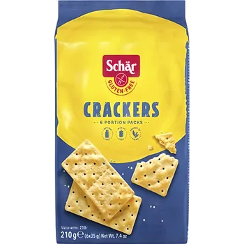 Slaná pochutina Schär Crackers bezlepkové krekry 210 g