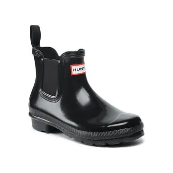 Dámské holínky Holínky Hunter Original Chelsea Gloss WFS2078RGL Černá 38
