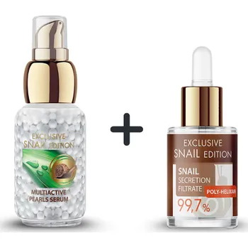 Kosmetická sada Arsy Cosmetics Set perlové sérum + hlemýždí filtrát zdarma