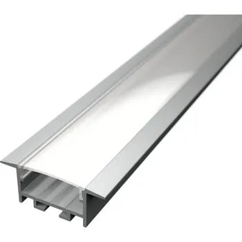 LED lišta Vestavný profil lišta pro LED pásky V26 - profil lišta + Nacvakávací černý difuzor 2m - LED Solution - LP320_LP-UNICOV2-BLK - LP320_LP-UNICOV2-BLK