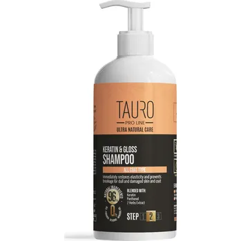Šampon TAURO PRO LINE Šampon pro lesk s keratinem TPL Ultra Natural Care Objem: 1000 ml