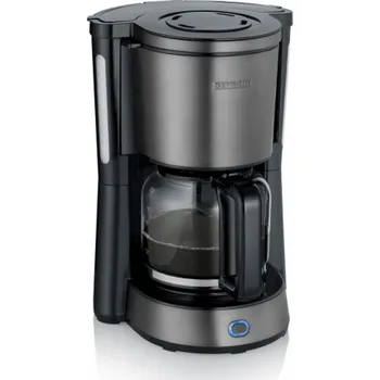 Kávovar Kávovar Severin, KA 9340, TYPE, 1,25 l, skleněná konvice, otočný filtr, automatické vypnutí, 1000 W