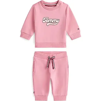 Kojenecká souprava Kojenecká tepláková souprava Tommy Hilfiger růžová barva, KN0KN02109 KN0KN02109.9BYA 30X, vel. 56