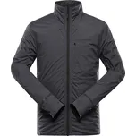 Pánská zateplená bunda ALPINE PRO NOKED velikost S dk. true gray