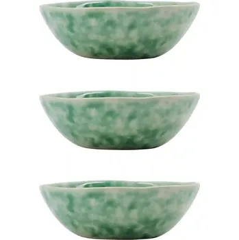 Sada misek House Doctor HDDiva 8,5 x 3 cm. 3-pack zelená barva 900000477 70X