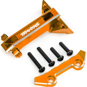 RC náhradní díl Traxxas výztuha držáku předních tlumičů hliníková oranžová