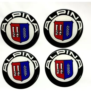 Poklice na kolo Znaky na poklice BMW Alpina, alu kola 5,3 cm