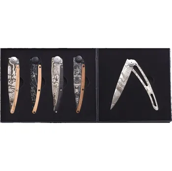 kapesní nůž Sada kapesních nožů Deejo DEE077 Tattoo Earth 5x37g