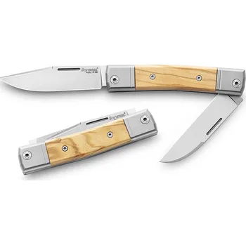 kapesní nůž Kapesní dvoučepelový nůž LionSteel bestMAN BM13 UL čepel ocel M390,rukojeť olivové dřevo