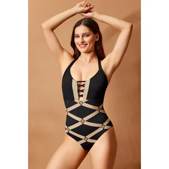 Dámské plavky Zeštíhlující jednodílné plavky Miradonna Nova