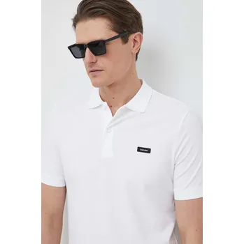 Pánské tričko Polo tričko Calvin Klein K10K111196.PPYX bílá 00X, vel. XXL