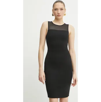 Dámské šaty Šaty Armani Exchange černá barva, mini, XW000943 AF13729 XW000943.AF13729.NOS 99X, vel. S