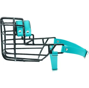 CHOPO Náhubek kovový černý/Biothane, 11,5 x 12,5 cm