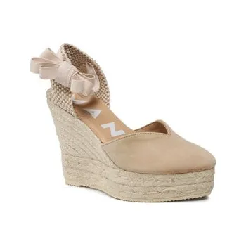 Dámské baleríny Espadrilky Manebi Heart-Shaped Wedge Espadrilles M 1.1 WH Béžová 38