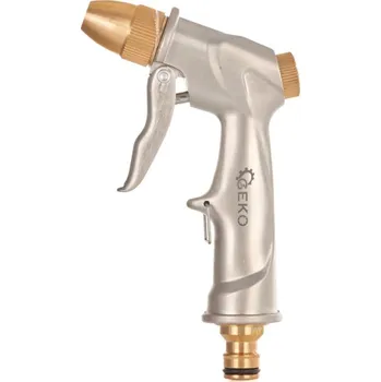 Postřikovač GEKO Zahradní pistole mosazná 2funkční nastavitelná (36)