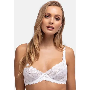 Podprsenka Podprsenka ze strečové krajky Céline Dorina®, s kosticemi bílá 85B