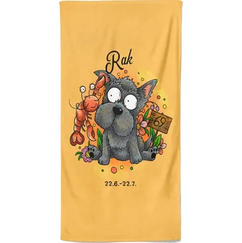 Osuška 140 x 70 cm Psí znamení - Rak