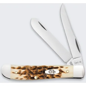 kapesní nůž Pouzdro Mini Trapper SS zavírací nůž Amber Bone