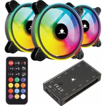 Počítačové chlazení White Shark GCF-S028-004 Nebula-2 Black ARGB Kit