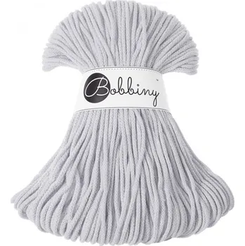 Příze Bobbiny šňůry junior 3 mm světle šedé (Light grey)