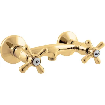 Vodovodní baterie MORAVA - Sprchová baterie, Zlatá lesklá MK180.0Z, RAV Slezák Barva: ZLATÁ - lesklá, Rozměr: 100 mm