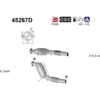 Katalyzátor Katalyzátor AS 45267D