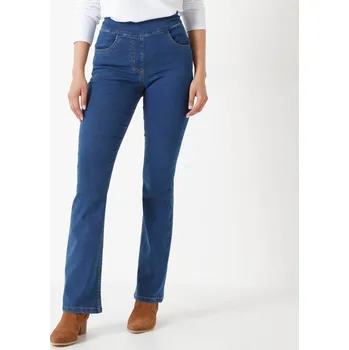 Dámské džíny Bootcut džíny, pro vysokou postavu modrá 36