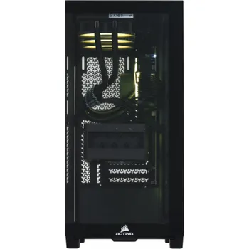 Stolní počítač Actina 5901443415930 PC AMD Ryzen™ 7 9800X3D 32 GB DDR5-SDRAM 2 TB SSD AMD Radeon RX 9070 XT Midi Tower Černá