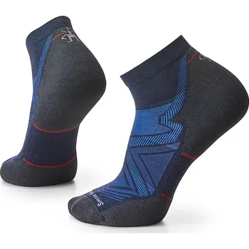 Pánské ponožky Ponožky Smartwool Run Targeted Cushion Ankle Socks Velikost ponožek: 38-41 / Barva: tmavě modrá