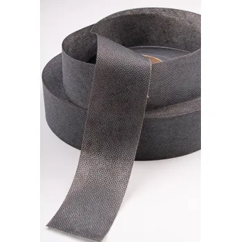 Galanterie Vlizelín - zažehlovací proužek - Šedá Velikost: 8,5cm