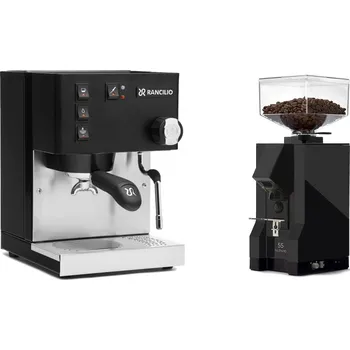 Kávovar Rancilio Silvia BC, black + Eureka Mignon Silenzio 55, BL black