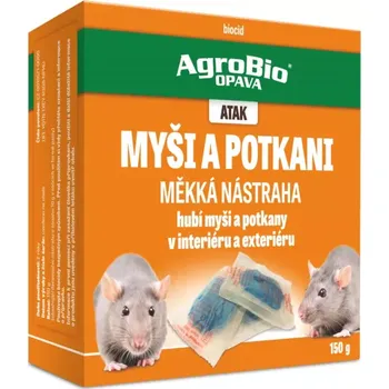 Insekticid ATAK myši s potkani - měkká nástraha 150g
