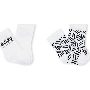 Dětské ponožky Kenzo Kids 2-pack K61209 bílá 00X, vel. 15