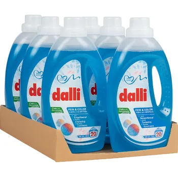 Prací gel Dalli Fein & Color Speciální prací gel 6x1,1L - VÝHODNÉ BALENÍ