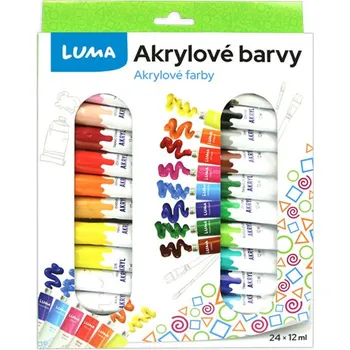 Výtvarná barva Barva akrylová, 12ml sada, 24ks