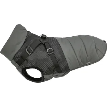 Obleček pro psa Obleček PONTIS Reflect - vesta s postrojem, XS: 27 cm, šedá