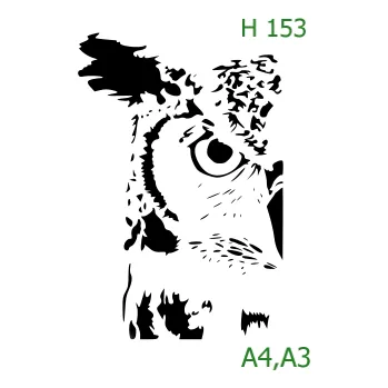 Šablona H 153 - A4 , Lepící fólie