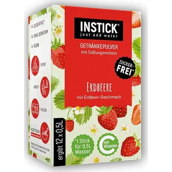 Iontový nápoj Instick 12x nápoj bez cukru 2,5g Strawberry